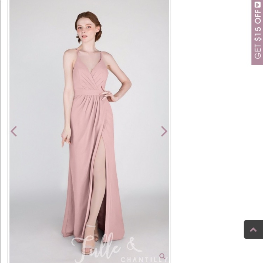 Dusty rose bridesmaid dress